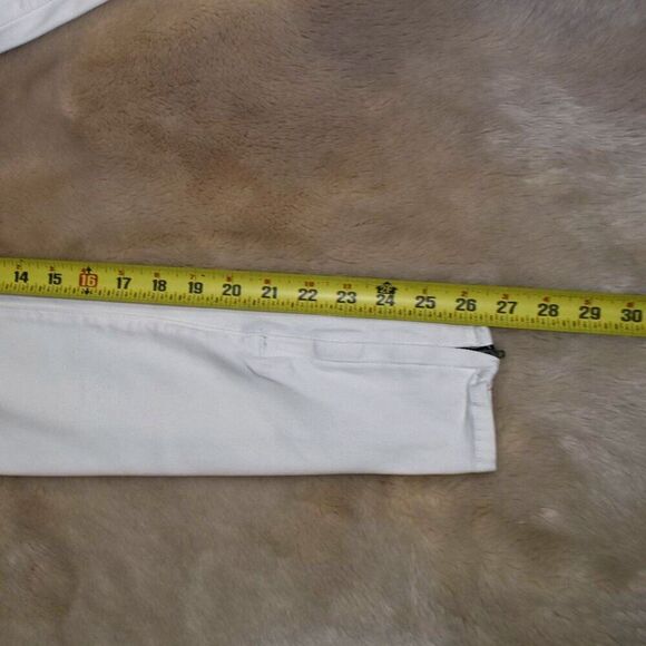Rag & Bone Skinny White Zipper Capri Jeans Size 26 - Picture 7 of 13